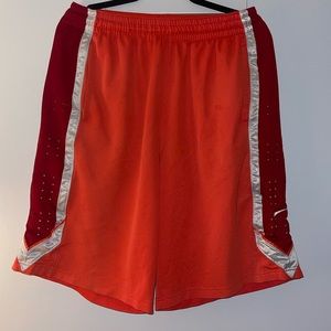 Nike Dry Fit Basketball Shorts Salmon Size Large